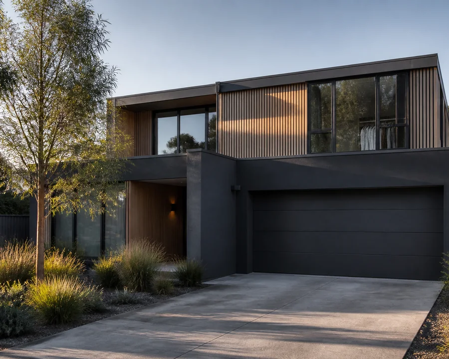 Contemporary Melbourne home exterior